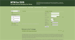 Desktop Screenshot of mymdos.com